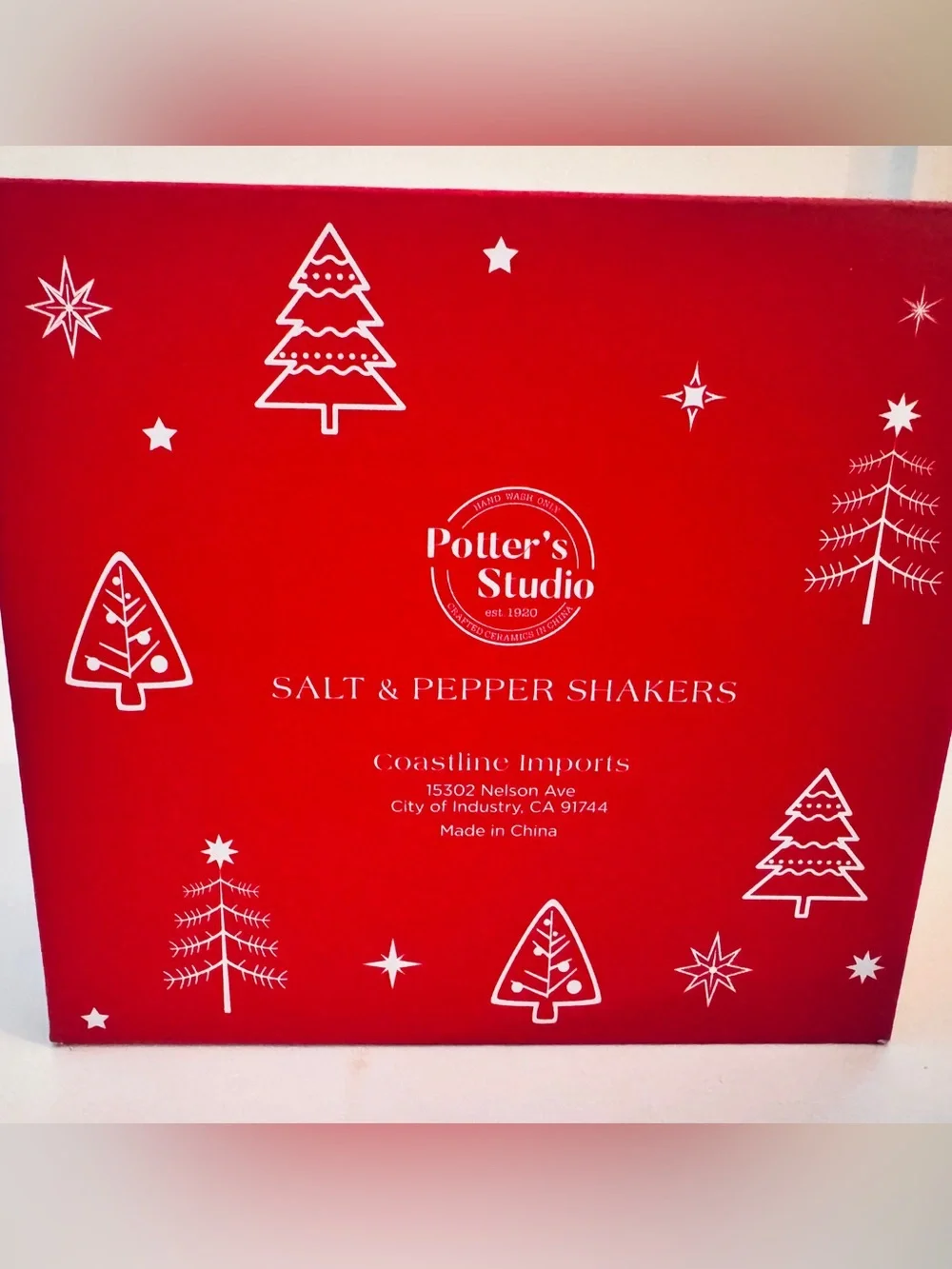 Potter's Studio Nutcracker Salt & Pepper Shaker Set - Red, Pink & Blue